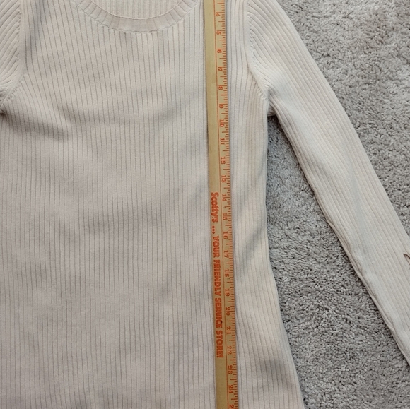 Women's Top Long Sleeve By Caryn Vallone Size Large Form Fitting Casual Wear - Picture 12 of 14